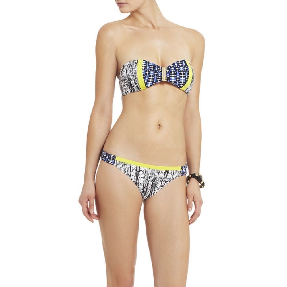 BCBG MAXAZRIA NWOT Urban Contrast Bandeau TOP ONLY